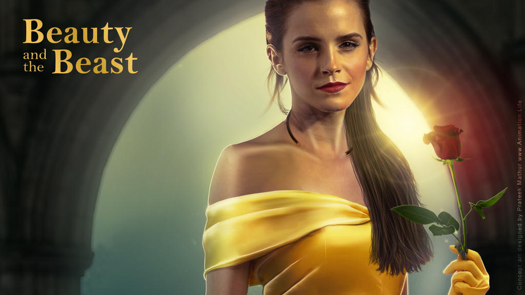 Emma Watson - Belle Wallpaper 01