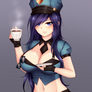 [Commission] Officer Caitlyn's Tea Time