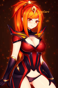 [Fanart] Elementalist Lux (Magma)