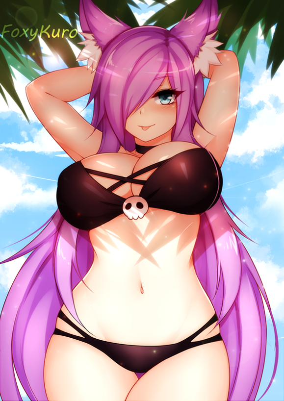 Kuro heads to the Beach~