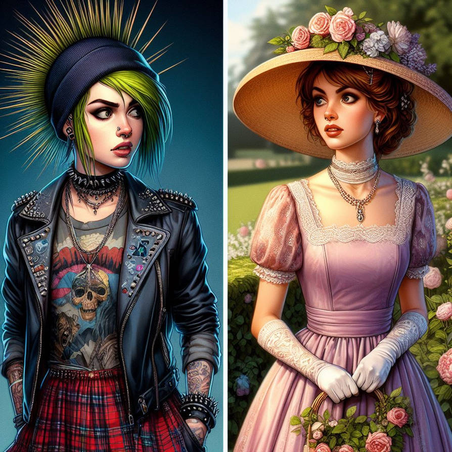 Punk Tech Deviantart Punk to Lady 19 by MrStepford on DeviantArt