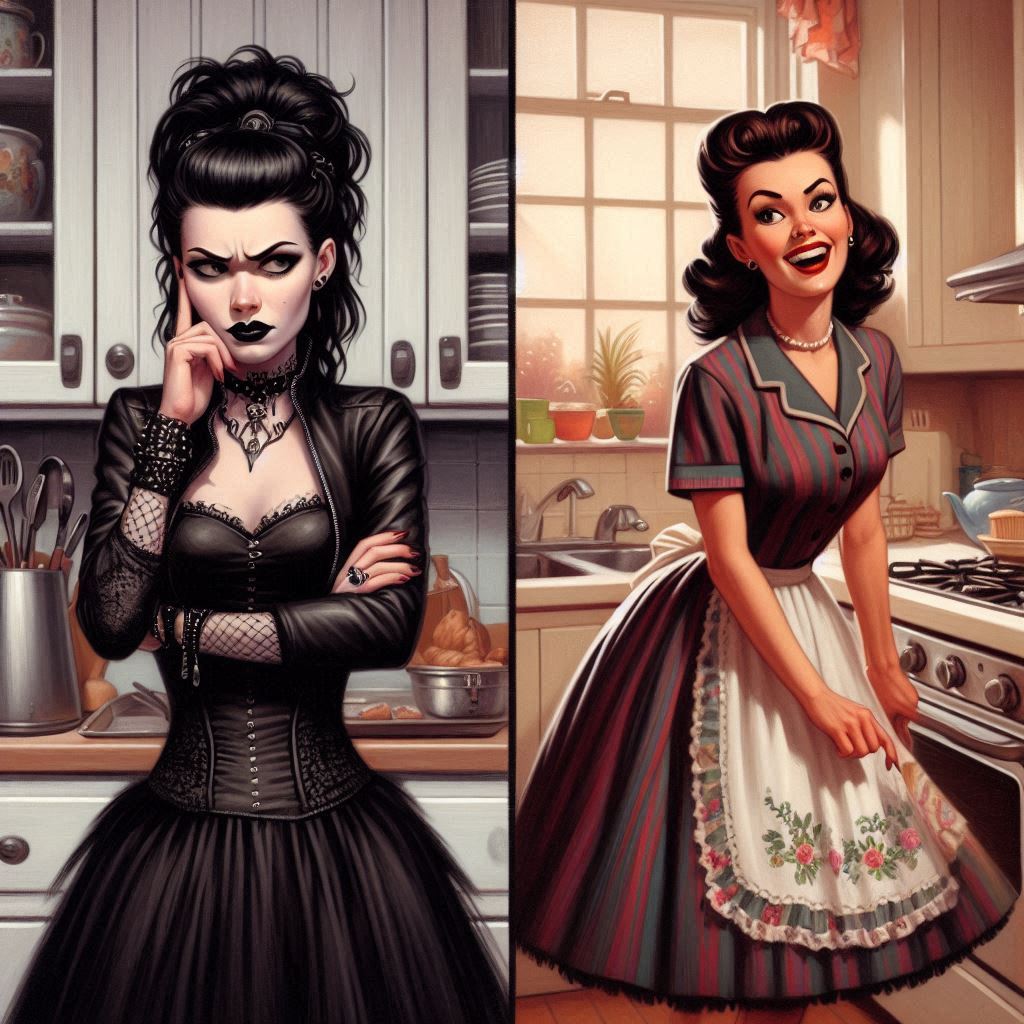 Goth to Housewife 75 by MrStepford on DeviantArt