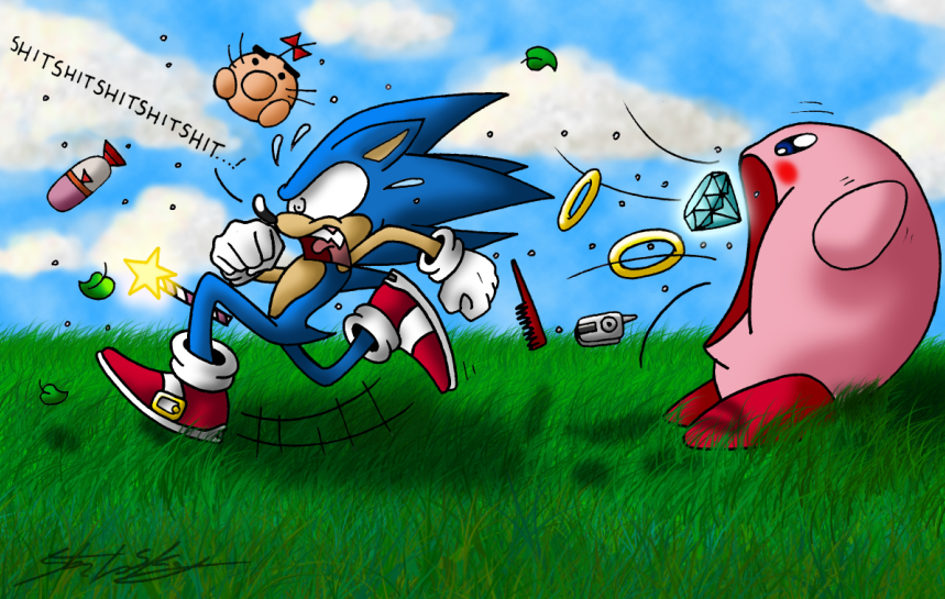 Kirby Sucks by MolochTDL