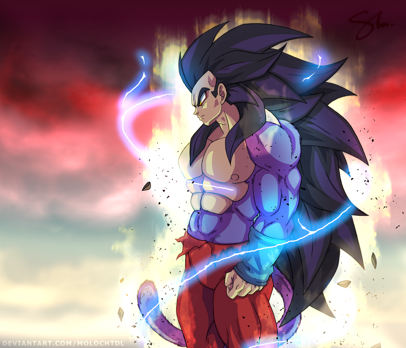 Goku Super Saiyan 4 DBS Colors by obsolete00 on DeviantArt