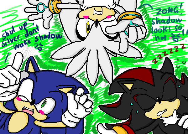 Sonic, Silver and Shadow by SoriaD on DeviantArt