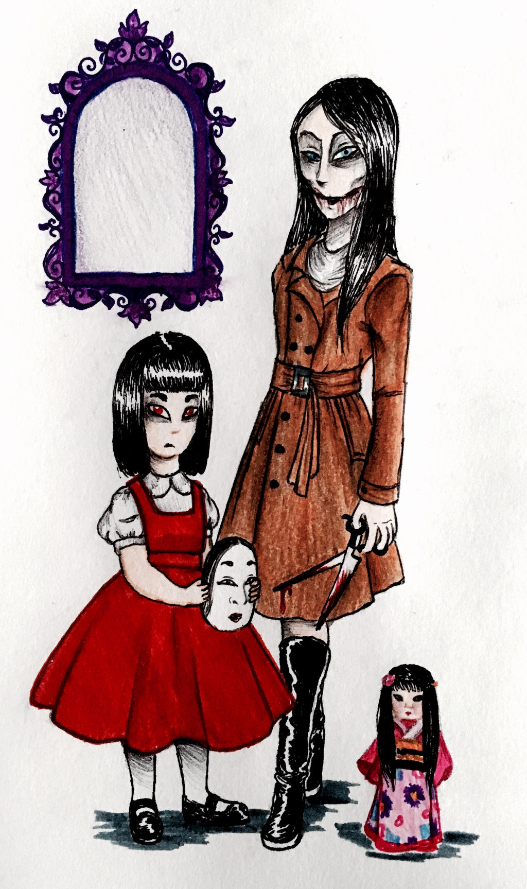 Japanese Urban Legends (part 1) by nebelgurlwitch on DeviantArt