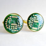 Computer Cufflinks by Techcycle