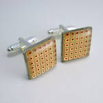 Prototyping Circuit Board Cufflinks by Techcycle