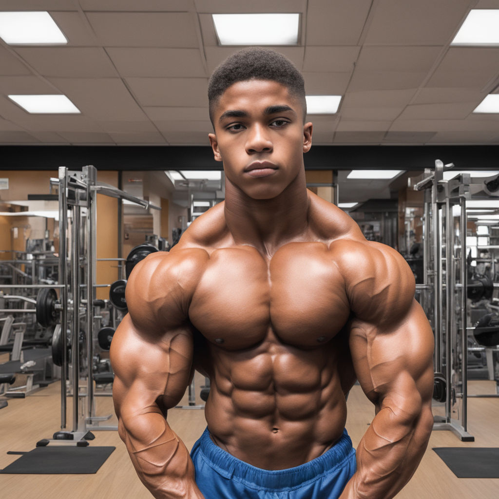 Sam Johnson Bodybuilder Sam from Sam and the Cheerleader by blank001 on DeviantArt