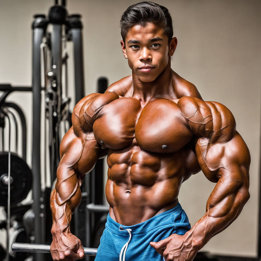 Muscle Boy 6 by blank001 on DeviantArt