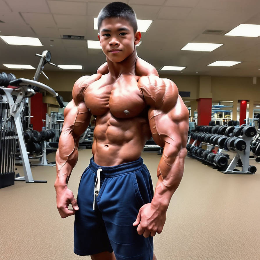 Muscle Boy 13 by blank001 on DeviantArt