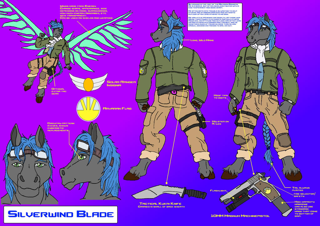 Silverwind - Updated Reference Sheet by SilverwindBlade on DeviantArt