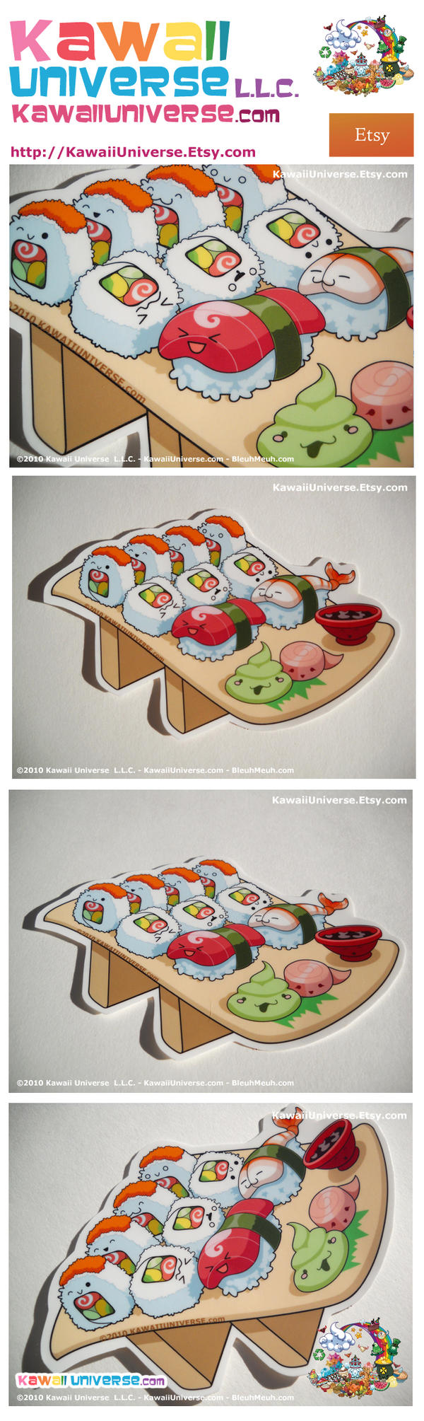 Kawaii Sushi Nigiri Sticker G