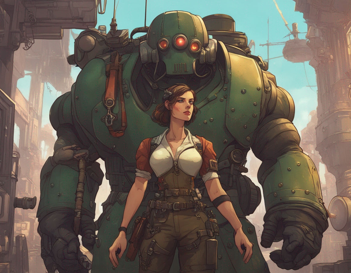 Mechanic Armor Mecha armour with mechanic 3 by xy1234 on DeviantArt