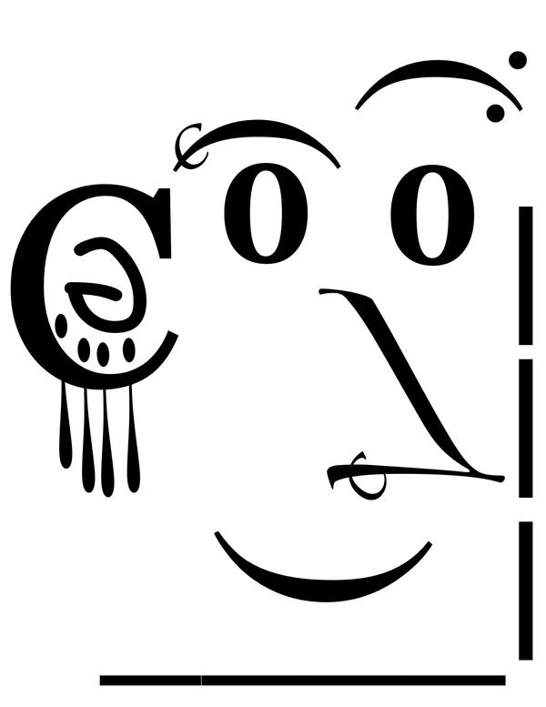 Text Face 2 'Pierce'