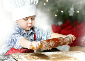 Child Christmas Baking 1