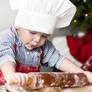 Child Christmas baking 3