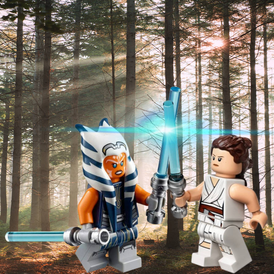 Lego Rey Ship LEGO Rey and Ahsoka Jedi Training together by Noe3210 on DeviantArt