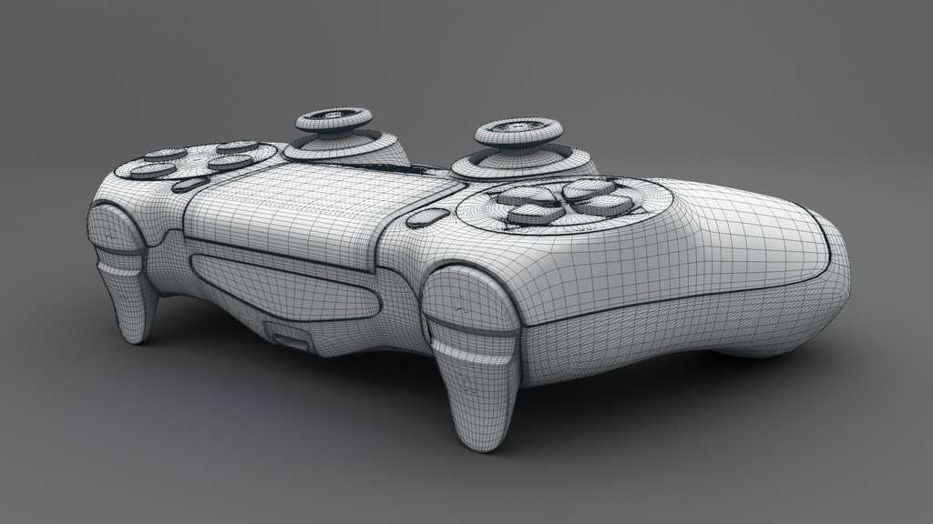 PS4 Controller 4 Controller 3D by Neubi3D DeviantArt