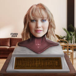 Warlocks Living Head Collection Jennifer Lawrence