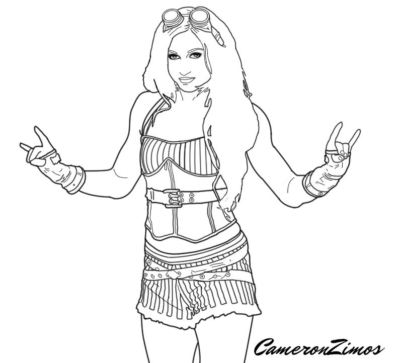 Becky Lynch Drawing by CameronZimos on DeviantArt