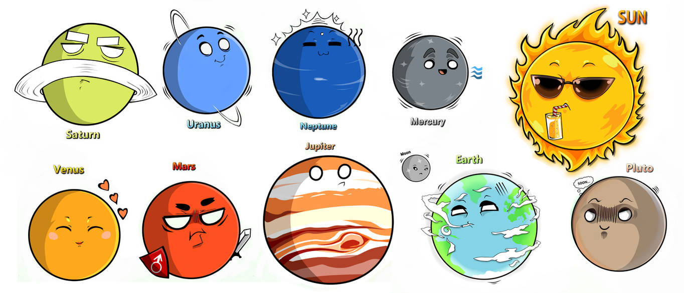 The Solar System by BenjaminVE on DeviantArt