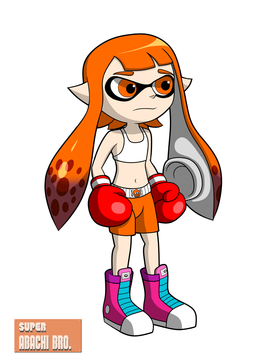 Collab: Inkling Girl Boxer by SuperAbachiBro on DeviantArt