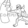 Sketch Commission - Ricky's Heavy Bag Training