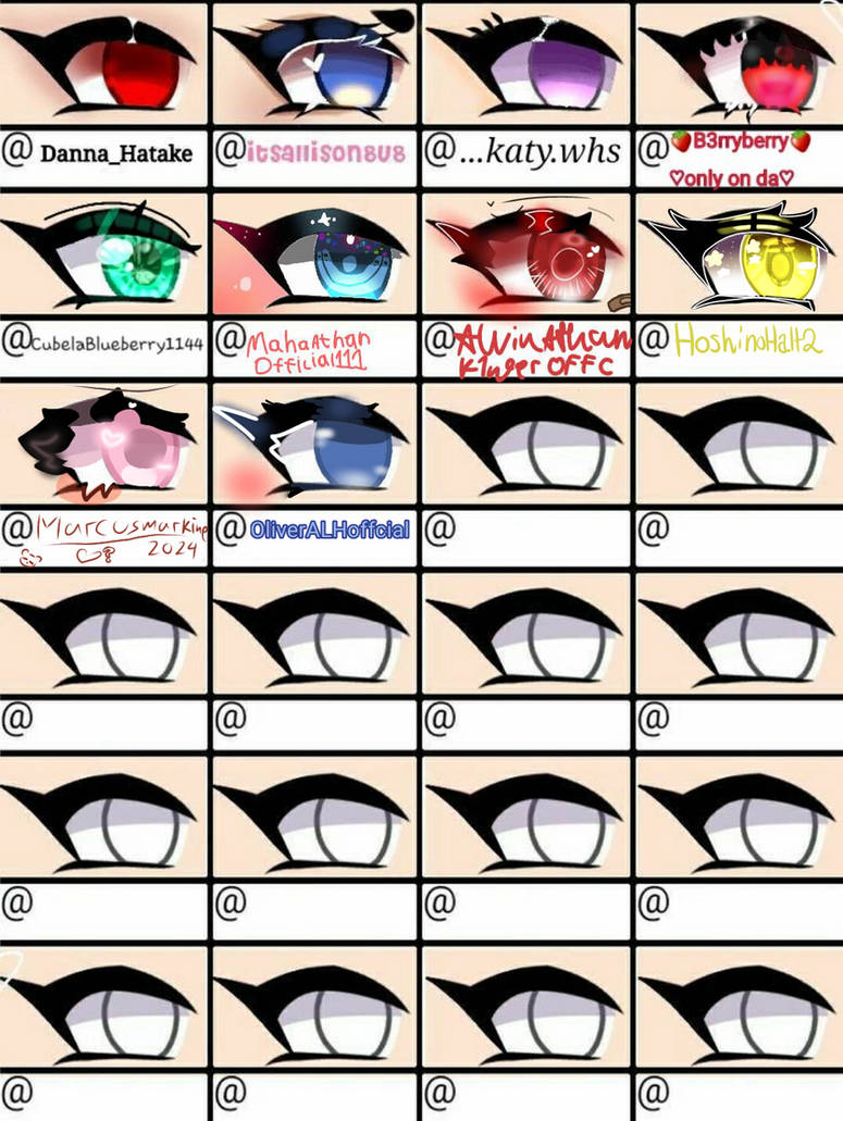 Eye Shadding Eye shading collab by OliverALHofficial on DeviantArt