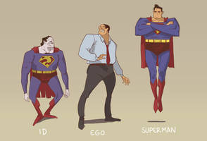 bizarro, clark and superman