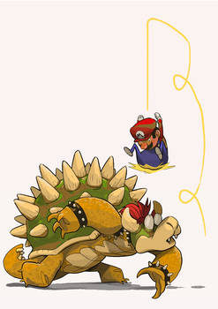 Bowser and Mario