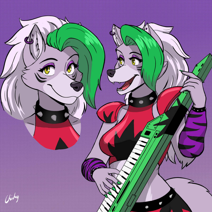 F Naf Roxanne Inflation (FNAF) Roxanne Wolf by Chisheq on DeviantArt