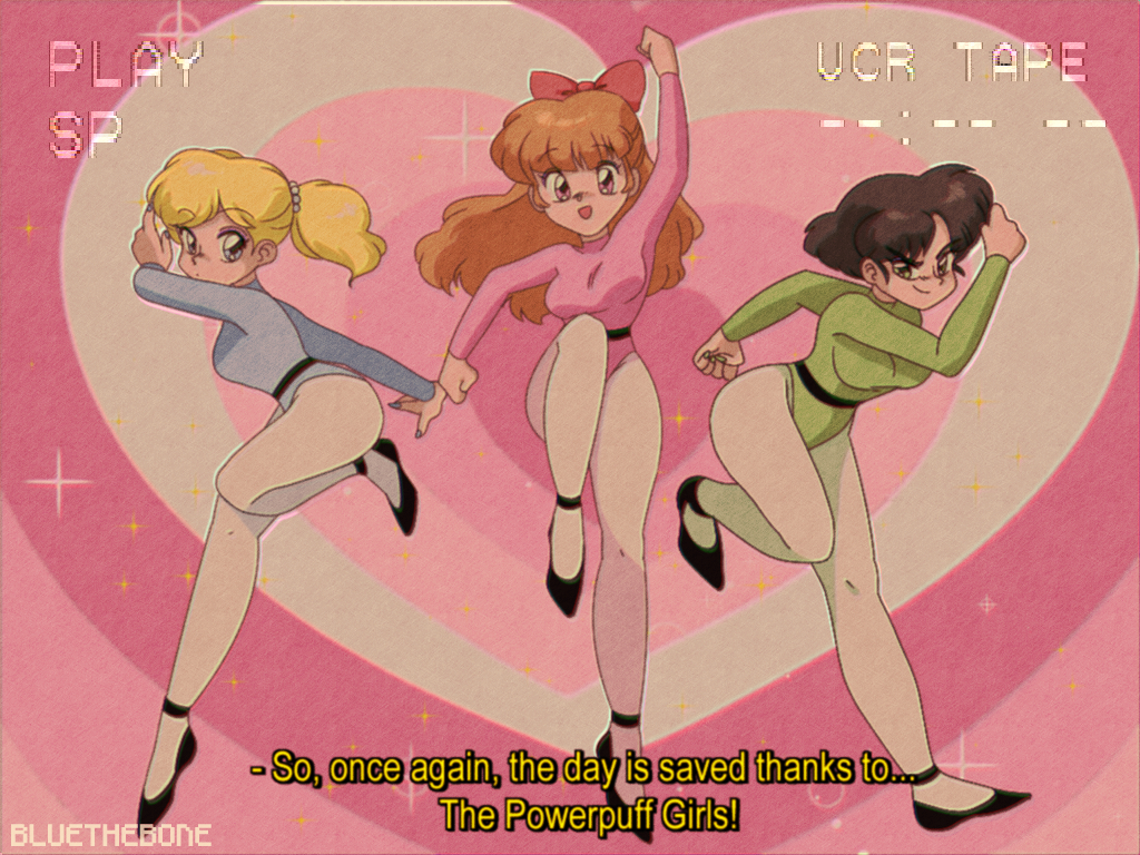 Retro Powerpuff Girls By Bluethebone On Deviantart