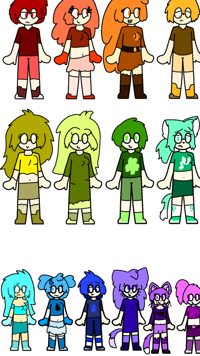 The Colour Crew by SixerWolfie on DeviantArt