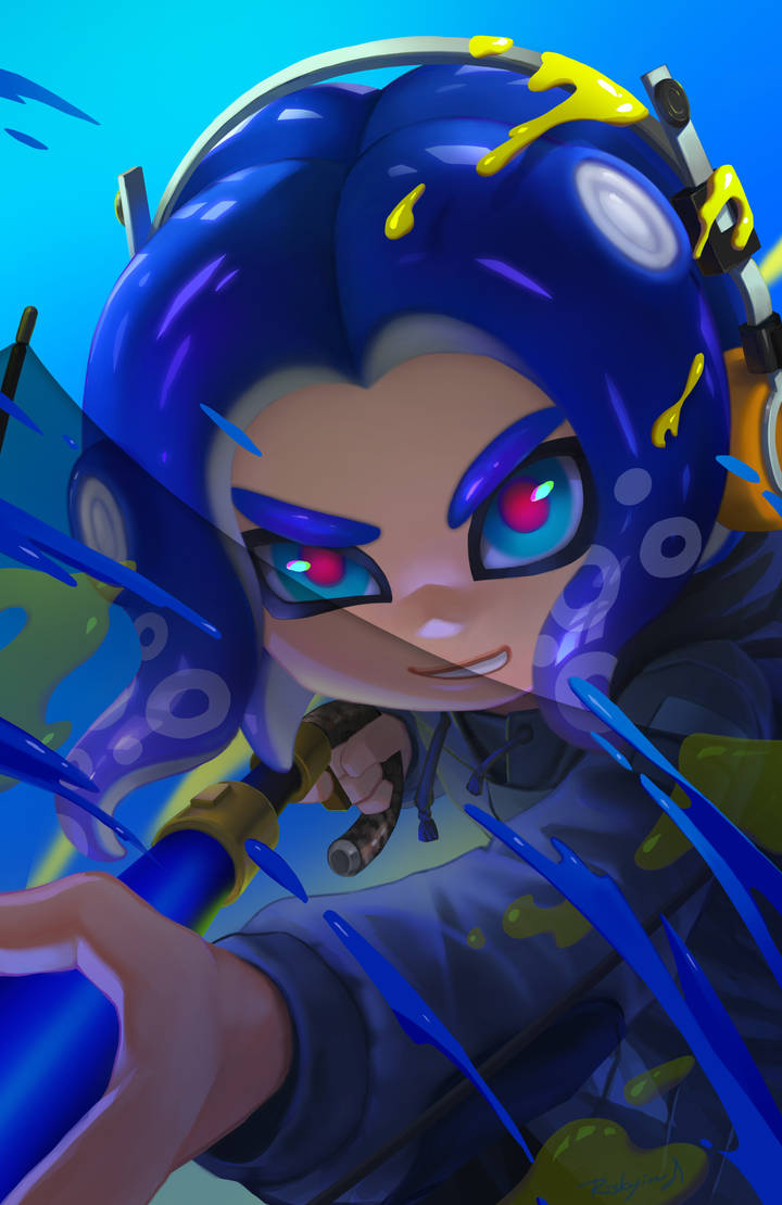 Splatoon octoling by theyin18 on DeviantArt