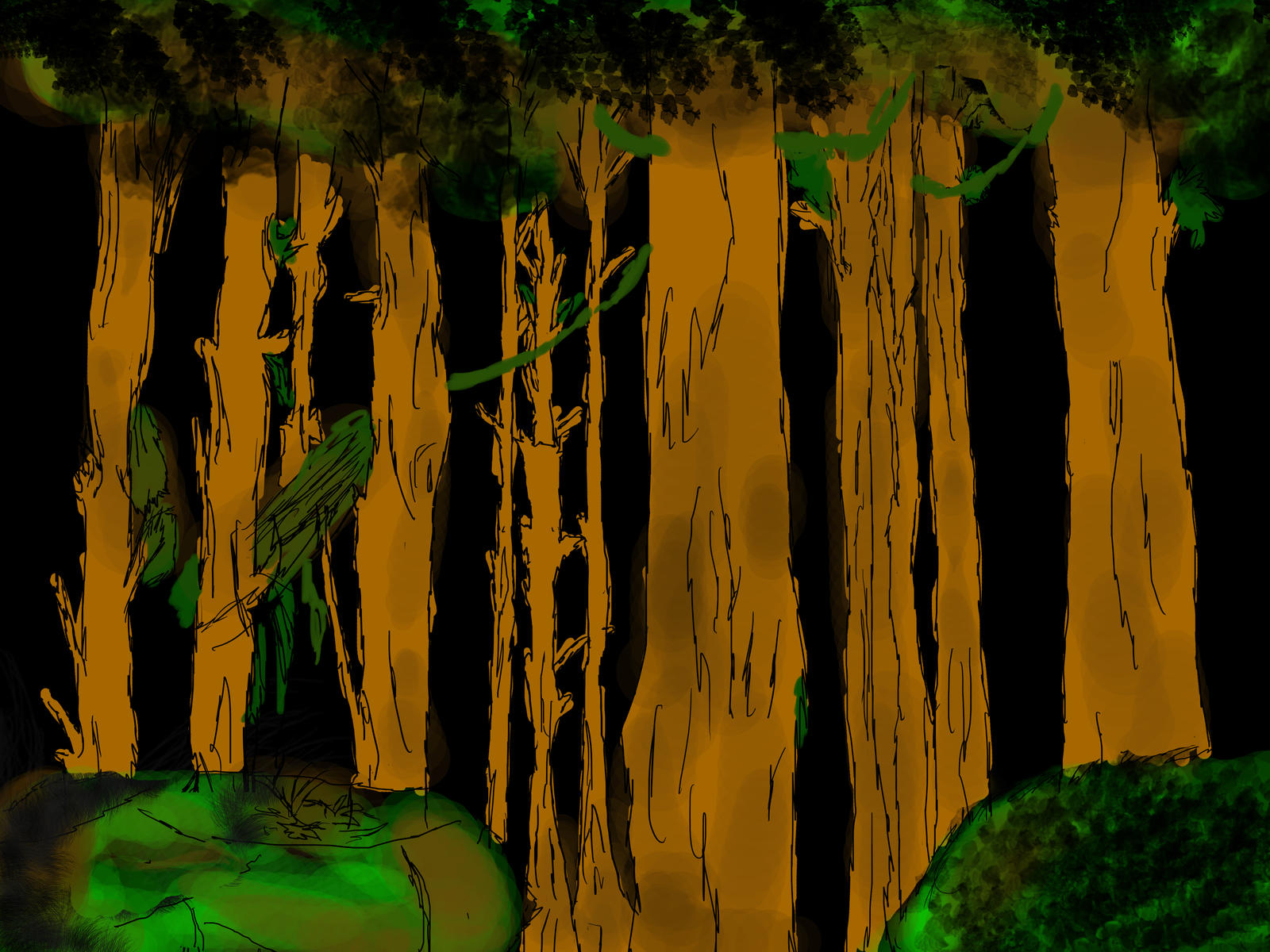 Forest animation background by Vexclaws on DeviantArt