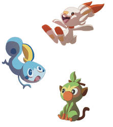 Galar Starters