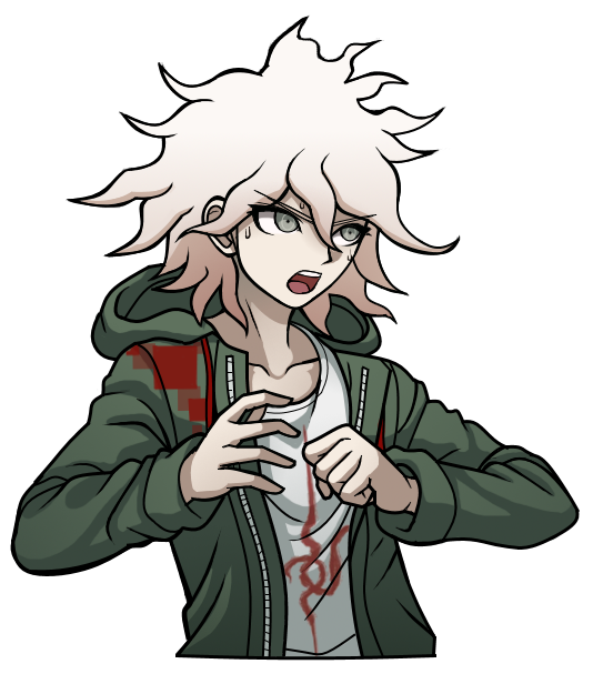 Nagito Komaeda Sprite Edit? by MaryOrSomething on DeviantArt