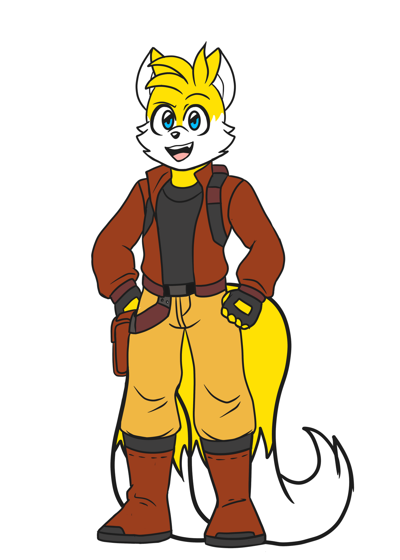 Tails redesign... again by KILLERGH0ST on DeviantArt