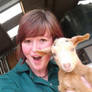 Me and a goat kid