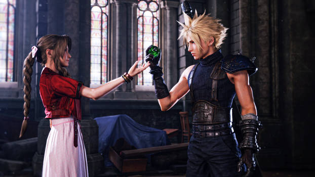 FINAL FANTASY VII REMAKE - Aerith, Cloud