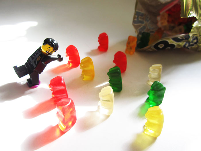 When the gummy bears attack!