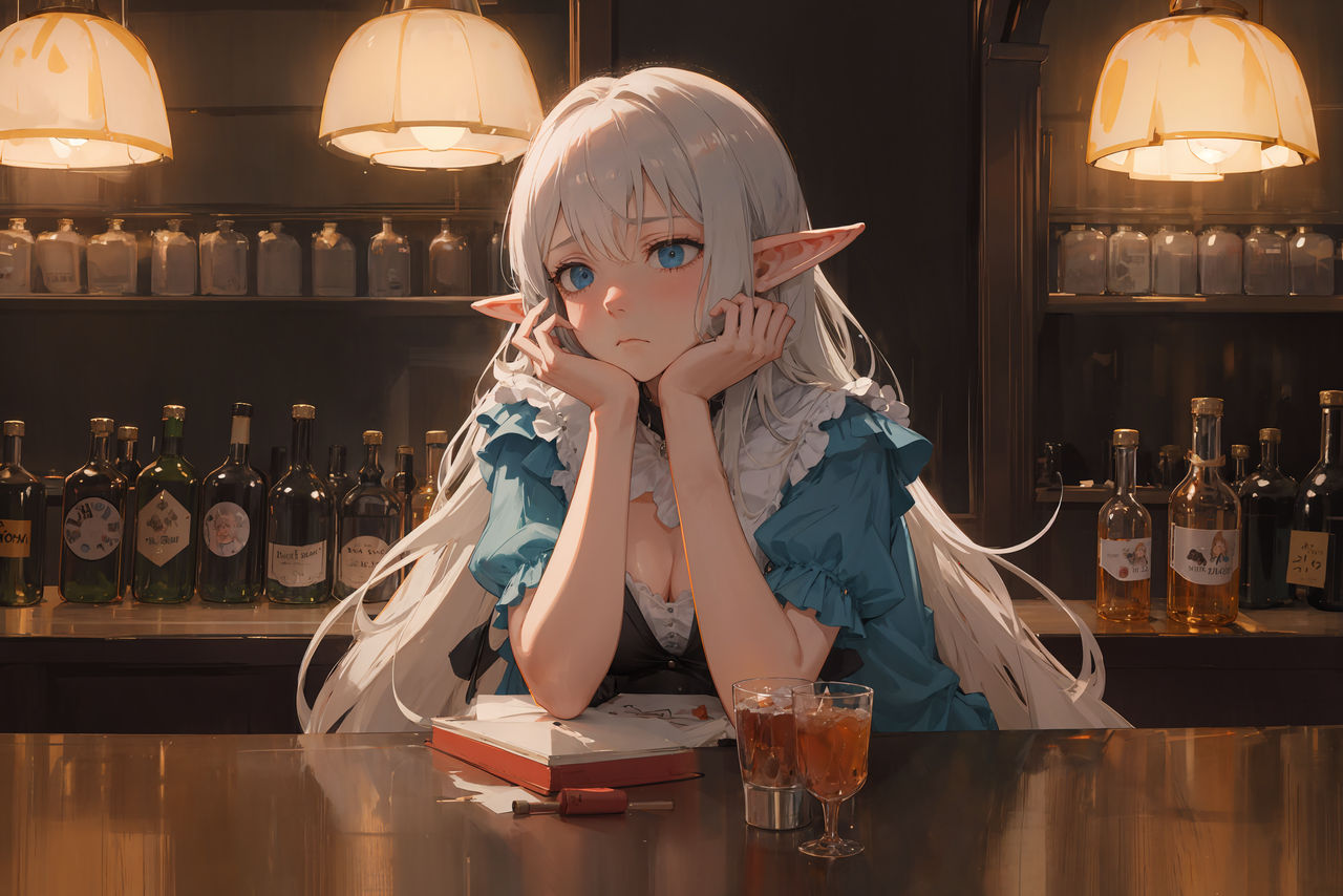 Elf And Bar-1 by Prestimion1111 on DeviantArt