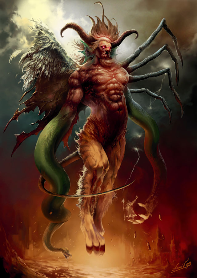 Chimerus the Infant God by dwinbotp