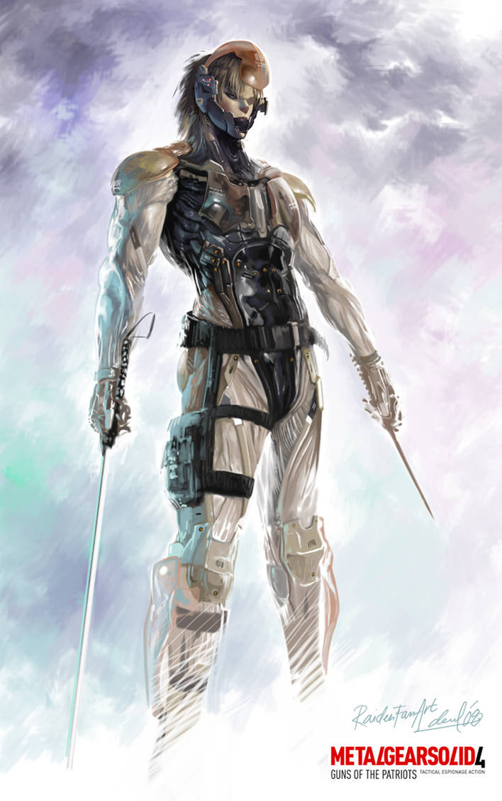Cyborg Raiden Mg4 Raiden MGS4 by dwinbotp on DeviantArt