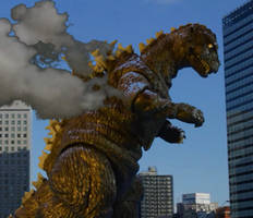 Godzilla stop motion preview