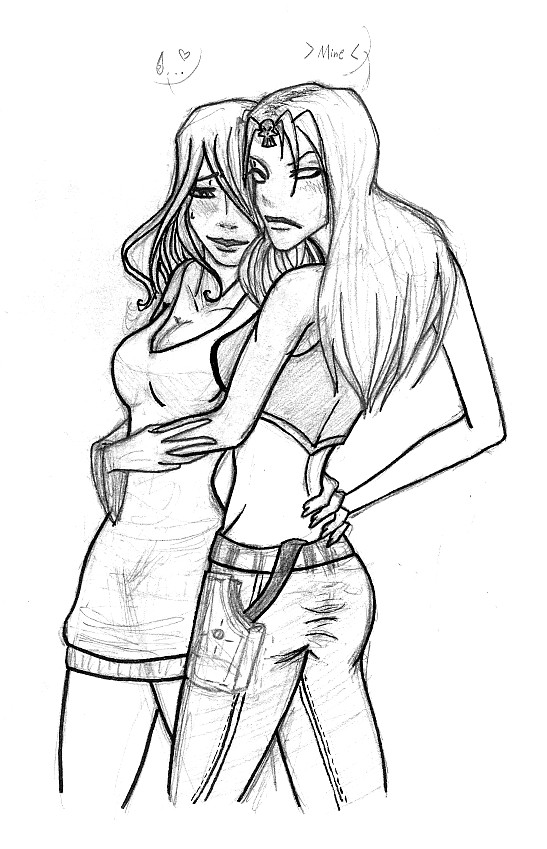 Mystique and Irene sketch