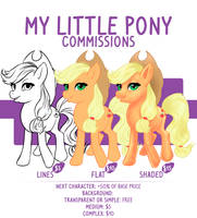 [OPEN]My Little Pony Commissions Paypal only