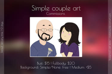 [OPEN] Simple couple art Paypal only