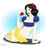 snow white pin up